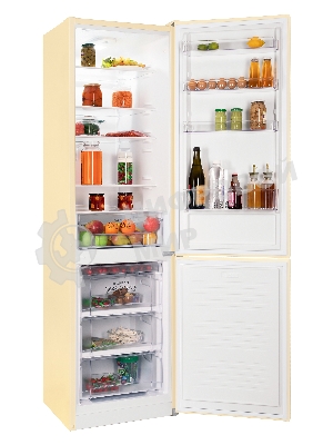 Холодильник Nordfrost NRB 164NF E бежевый двухкамерный 238/105 л морозилка снизу, No Frost