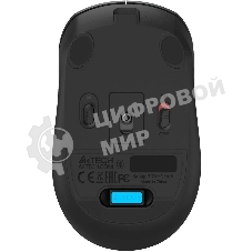 Мышь беспроводная A4Tech Fstyler FB26CS Air2 серый/черный, 2000 dpi, радиоканал, Bluetooth, USB, кнопки - 4