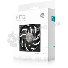 Вентилятор для корпуса DEEPCOOL FT12 черный, 120 мм, 2150 об/мин, 32 дБ, 4 pin