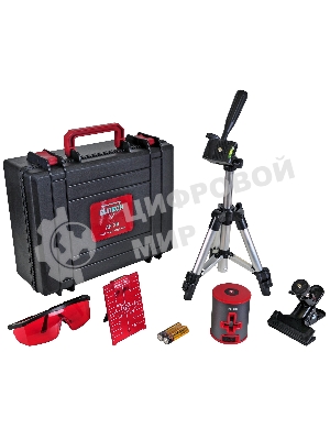 Нивелир лазерн. Elitech ЛН 2К 2кл.лаз. 635нм цв.луч. красный 2луч. (201468)