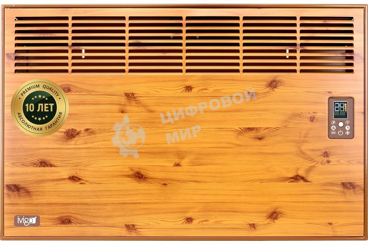 Конвектор электрический iVigo EPK4570P15 1500 Вт Дерево, WI-FI