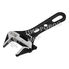 Ключ разводной Denzel 115 мм, CrV, кованый, укороченная рукоятка