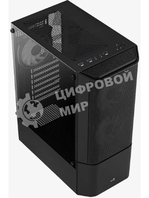 Корпус ATX Aerocool/Formula Quantum Mesh-G-BK-v3 4710562758580 черный, без БП, USB 3.0, 2*USB 2.0, HD Audio