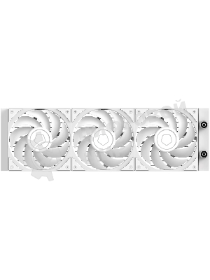 Система жидкостного охлаждения ID-Cooling FX360 LCD PE WHITE (Soc 1851/1700/1200/115X/AM5/AM4, 3x120мм fan, 2450rpm, 34.3 дБ, 350W, PWM 4-pin, Al+Cu) (FX360 LCD P