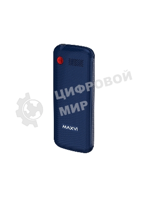 Мобильный телефон Maxvi RT-04 + док-станция, синий