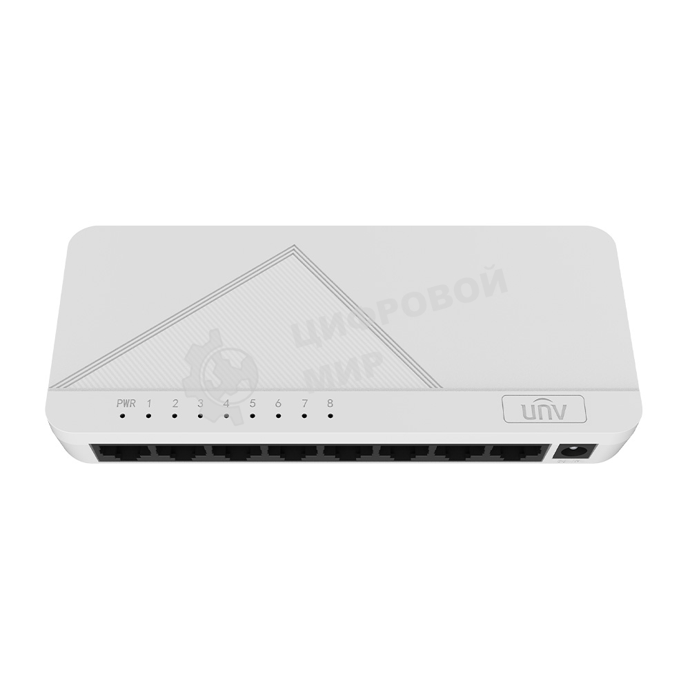 Коммутатор Uniview NSW1010-8T-IN, 8×100 Мбит/с, неуправляемый