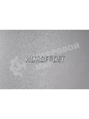 Холодильник Nordfrost NRB 154 S серый матовый двухкамерный 238/115 л морозилка снизу, капельная система