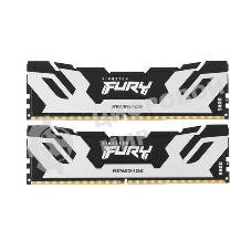 Оперативная память Kingston Fury Renegade, DDR5, 96Gb (2x48GB), 6000MHz, CL32, DIMM, с радиаторами, серебристый/черный