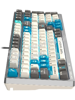 Клавиатура проводная A4Tech Bloody S98 Pixels Blue USB серый/бежевый