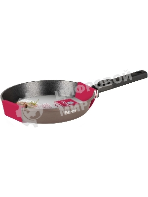 Сковорода Rondell Praline RDA-1565, 26см, съемная ручка, без крышки, коричневый