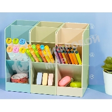 Подставка Deli 8940Green для письменных принадлежностей 60x91x152мм зеленый