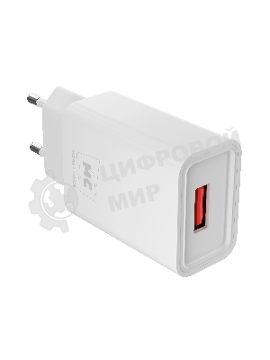 Сетевое зарядное устройство MORE CHOICE (4620202555694) NC07i СЗУ 1USB 2.0A, белый