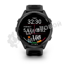 Умные часы Garmin Forerunner 570 черный, темно-серый безель, черный ремешок 47мм