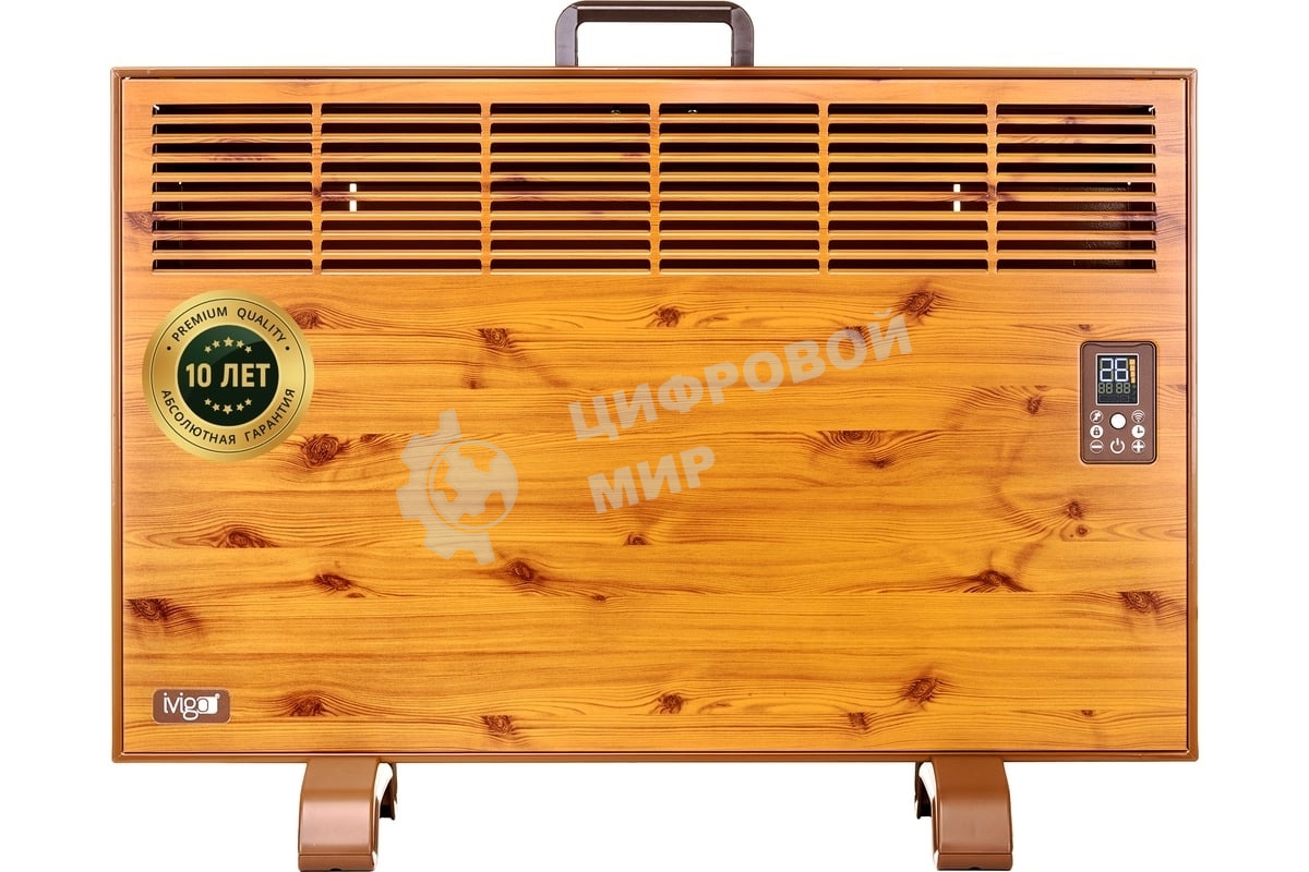 Конвектор электрический iVigo EPK4570P15 1500 Вт Дерево, WI-FI