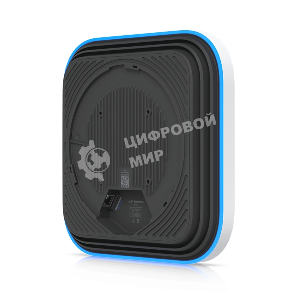 Точка доступа Wi-Fi Ubiquiti UniFi E7 AP 2,4+5+6 ГГц, Wi-Fi 7, 4х4 MU-MIMO, 802.3bt, 1х 10G RJ45, 1х 1G RJ45