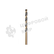 Сверло по металлу KRAFTOOL COBALT 4.0 х75мм, HSS-Co(8%), сталь М42(S2-10-1-8)