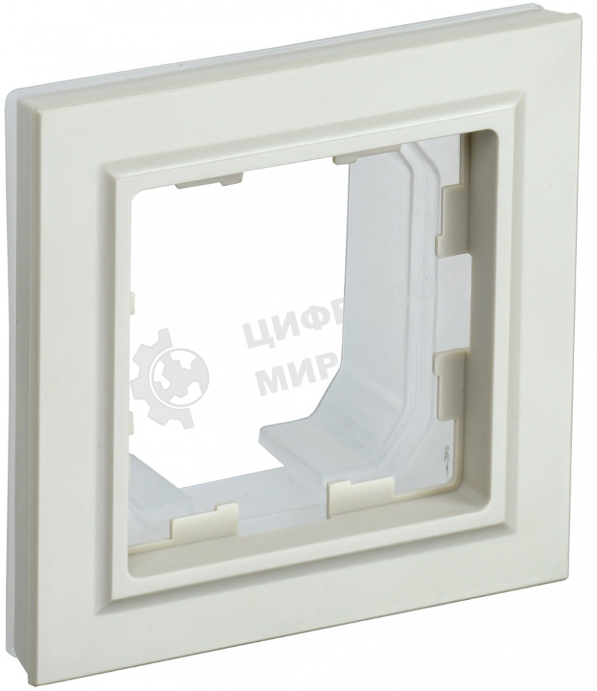 Рамка 1-местная IEK BRITE РУ-1-БрКр-44 IP44 бежевый