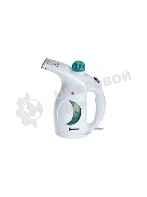Отпариватель ВАСИЛИСА ВА-2809 белый с зеленым, 750 Вт, 15 г/мин, 200 мл