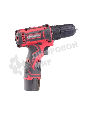 Дрель-шуруповерт Победа ДА-12П/2 Ли, 12 В, 2 Ач, 25 Нм, щеточный