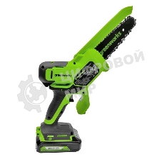 Цепная пила Greenworks GD24CSMNX аккум. 450Вт 0.6л.с. дл.шины:6