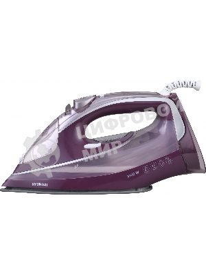 Утюг Hyundai H-SI01780 розовый/бордовый, 3100 Вт, 35 г/мин, 220 г/мин, 400 мл