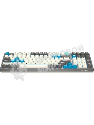 Клавиатура проводная A4Tech Bloody S98 Pixels Blue USB серый/бежевый