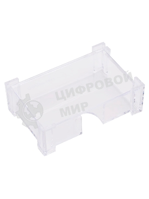 Подставка Deli E7621 для визиток 103х68х34мм, прозрачный