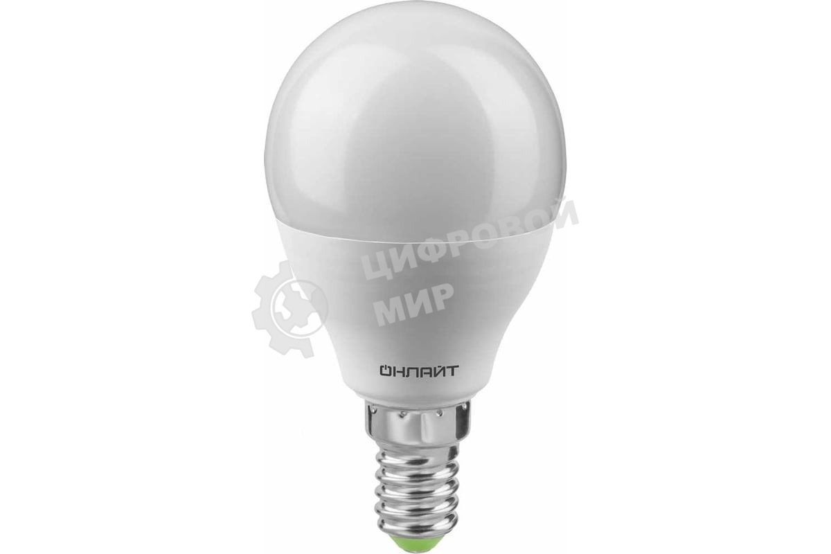 Лампа светодиодная 12вт OLL-G45-12-230-4K-E14-FR ОНЛАЙТ