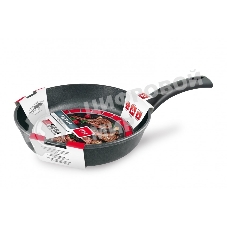 Сковорода НМП 9124 круглая/ручка несъемная (без крышки) черный