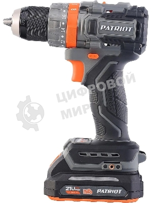 Дрель-шуруповерт Patriot BR 212UES, 21 В, 2 Ач, 85 Нм, бесщеточный