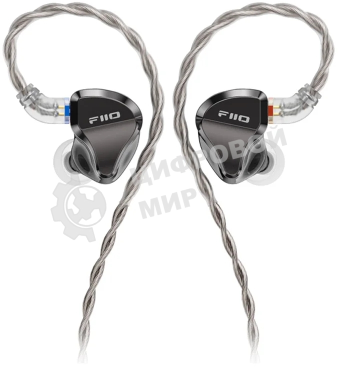 Гарнитура внутриканальные Fiio JH5 0.78м черный проводные крепление за ухом (80003493)