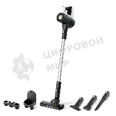 Пылесос вертикальный Karcher VCS 3 Nano Complete белый/черный, питание от аккумулятора, 300 Вт, уборка сухая, пылесборник 0.6 л