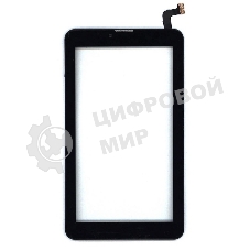 Сенсорное стекло (тачскрин) для Irbis TZ70, черное с рамкой