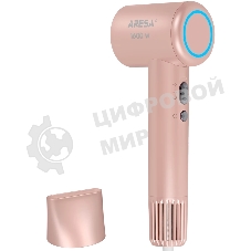 Фен ARESA AR-3234 розовый, 1600 Вт, ионизация