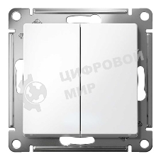 Механизм выключателя 2-кл. AtlasDesign (сх.5) 10АХ бел. SchE ATN000151