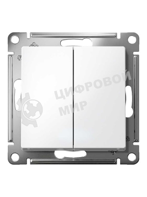 Механизм выключателя 2-кл. AtlasDesign (сх.5) 10АХ бел. SchE ATN000151