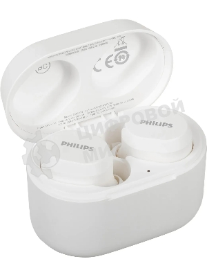 Наушники TWS Philips TAT3216WT/00 белый, внутриканальные, Bluetooth