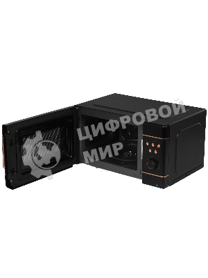 Микроволновая печь JVC JK-MW270D черный, 20 л, 700 Вт, переключатели - кнопки, поворотный механизм