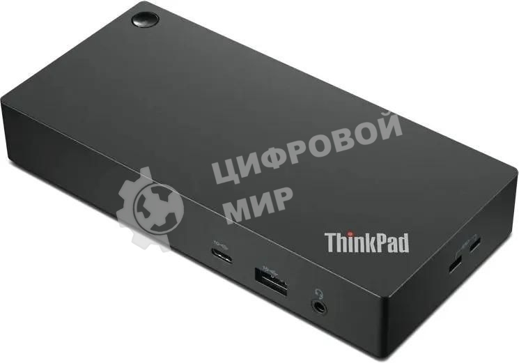 USB-концентратор Lenovo ThinkPad 40AY0090EU, USB Type-C, USB/USB Type-C/RJ-45/HDMI/DisplayPort/mini-jack 3.5мм, USB