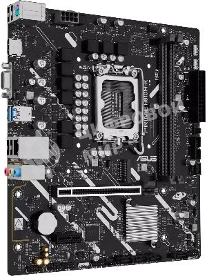Материнская плата ASUS PRIME H810M-K, LGA 1851, Intel H810, 2xDDR5, 4xSATA, 1xM.2, 1xPCIe 4.0 x16, 1xPCIe 3.0 x1, 1xVGA, 1xHDMI, 1x1Gb LAN, 2xUSB-A 5Gbps, 4xUSB-A 2.0, 3x3.5 мм, 7.1, mATX
