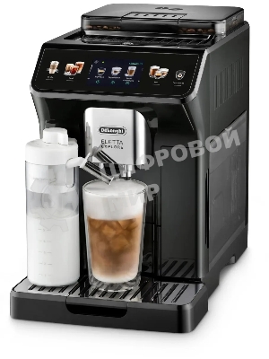 Кофемашина автоматическая DeLonghi ECAM450.55.G черный, исп. кофе - зерновой/молотый, 1.8 л, 1450 Вт, 19 бар