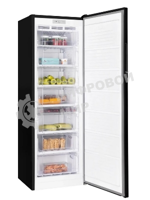 Морозилка Nordfrost DF 268 BAP, черный, 256л, 6 ящиков