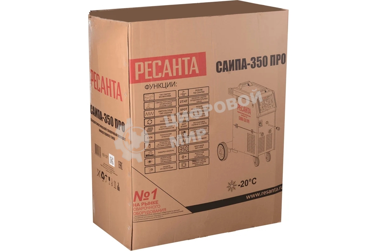 Сварочный полуавтомат САИПА-350 ПРО (MIG/MAG) Ресанта