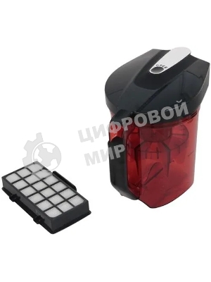Пылесос Tefal TW7253EA красный/черный, 550 Вт, уборка сухая, пылесборник контейнер 2.5 л