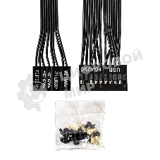 Компьютерный корпус Minitower ExeGate BAA-308U2-AAA450 (mATX, БП AAA450 с вент. 8см, 1хUSB+2хUSB 3.0, HD Audio, черный)