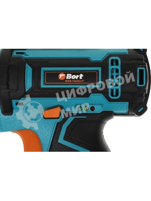Дрель-шуруповерт Bort BAB-12x2Li-F, 12 В, 1,5 Ач, 36 Нм, щеточный