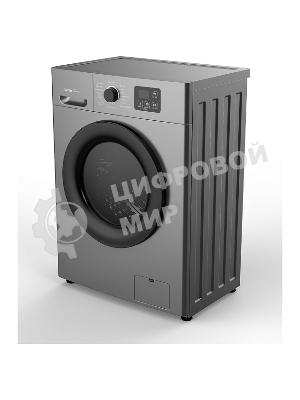 Стиральная машина Evelux EW 46121 S серебристая, загрузка фронтальная 6кг, 1000 об/мин., класс: A++
