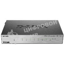 Коммутатор D-Link DES-1008D/(K2A/K3A)RU/J1A/J2A/L2A/L2B, 8×100 Мбит/с, неуправляемый