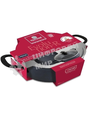 Сотейник Rondell Evolution-R RDA-799, 26 см, с крышкой, графитовый