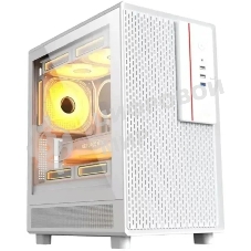 Компьютерный корпус Accord M3301 белый без БП mATX 1xUSB 2.0 1xUSB 3.0 1xUSB3.1 audio bott PSU